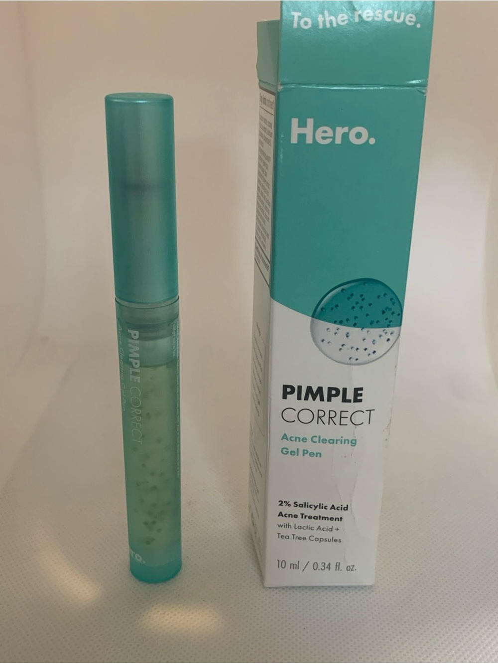 Hero Pimple Correct Acne Clearing Gel Pen - .34 Oz NIB Exp. 05/26